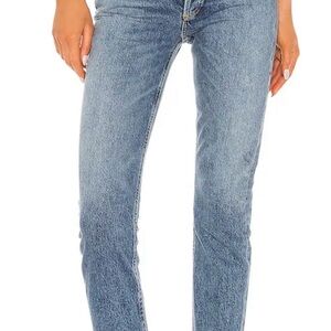 Agolde Light Blue Straight Leg Jeans